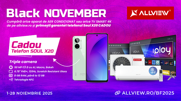 Allview va lansa campania Black November,  o nouă abordare a ediției de Black Friday 2025